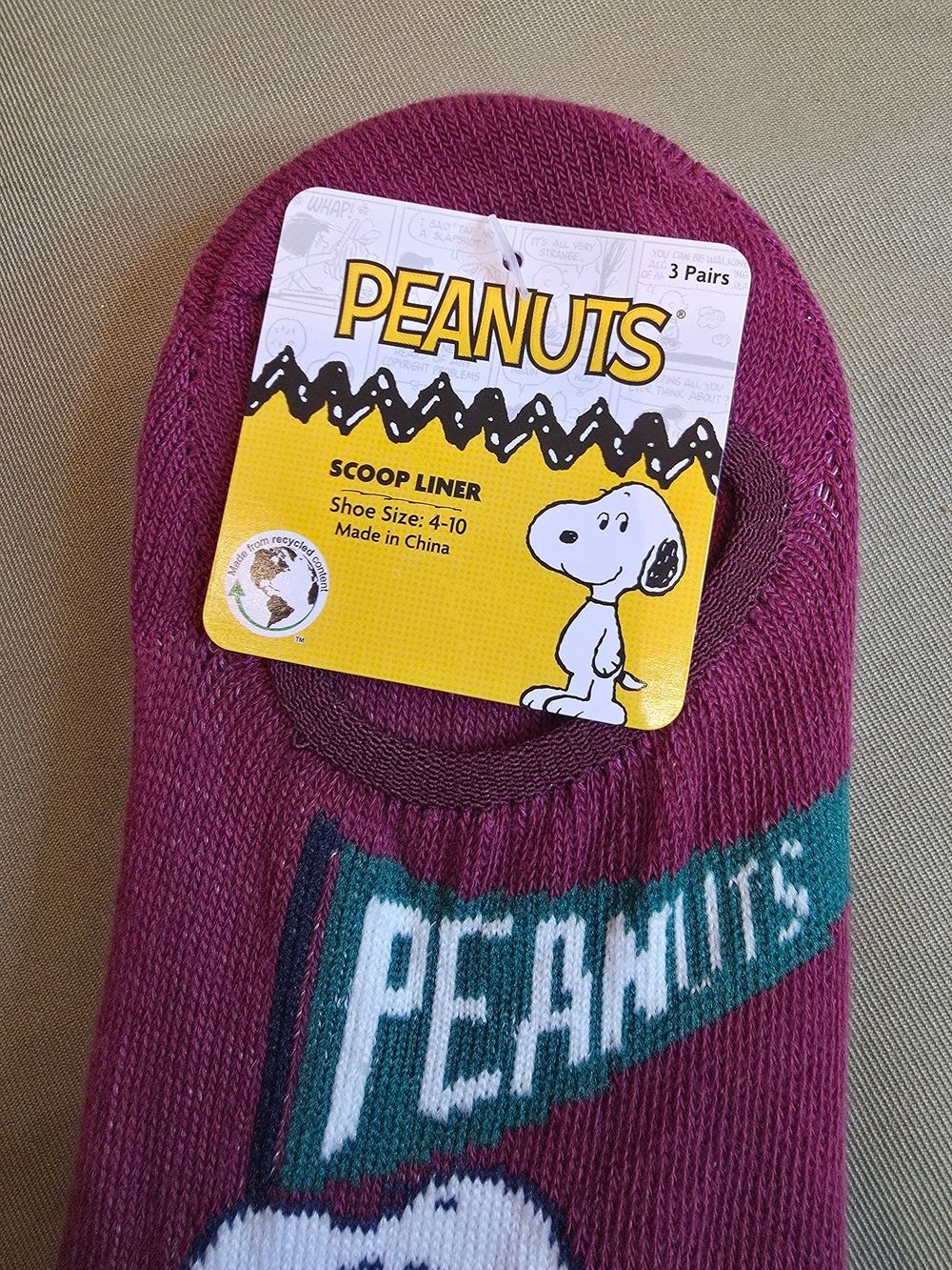 Peanuts Women's multi Socks - Picture 2 of 2